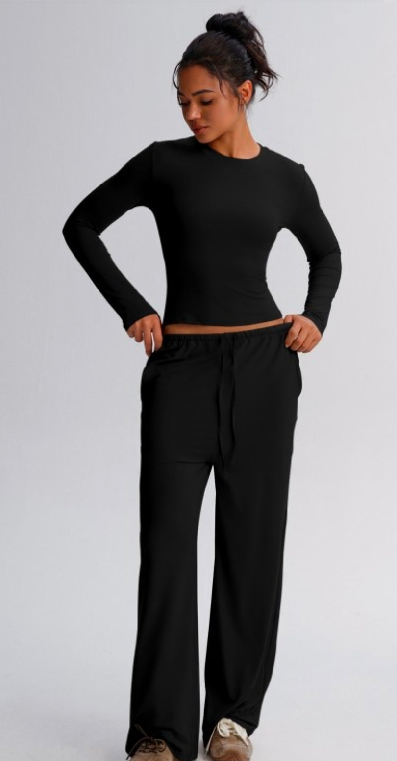 2pc Long Sleeve Pant Set – Nicole's Stylish Vibes