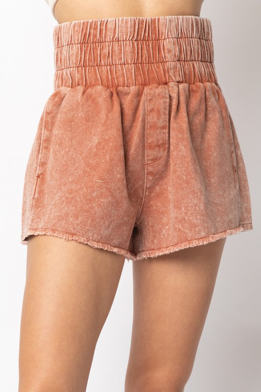 Twill Mini Shorts