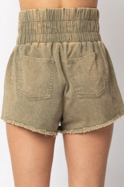Twill Mini Shorts