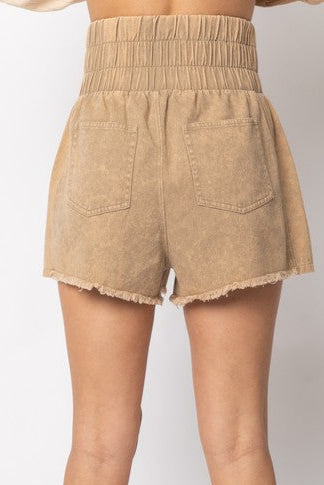 Twill Mini Shorts