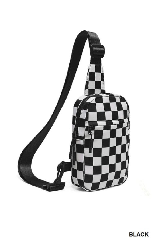 Mosaic Checkered Sling Bag