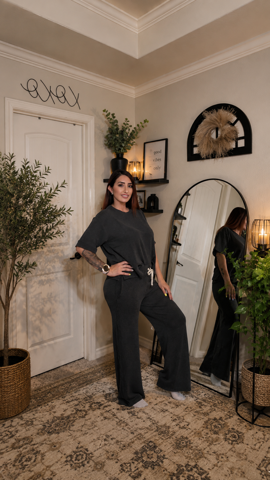 Ribbed 2pc Pant Set