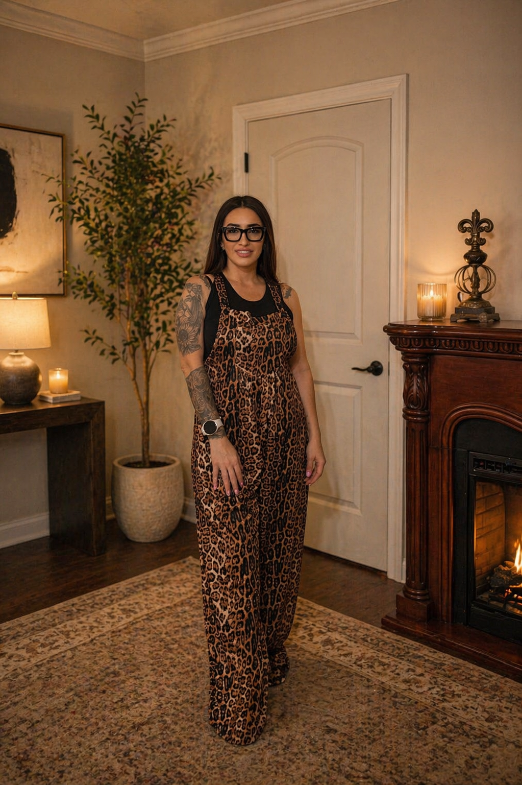 Leopard Jumpsuit