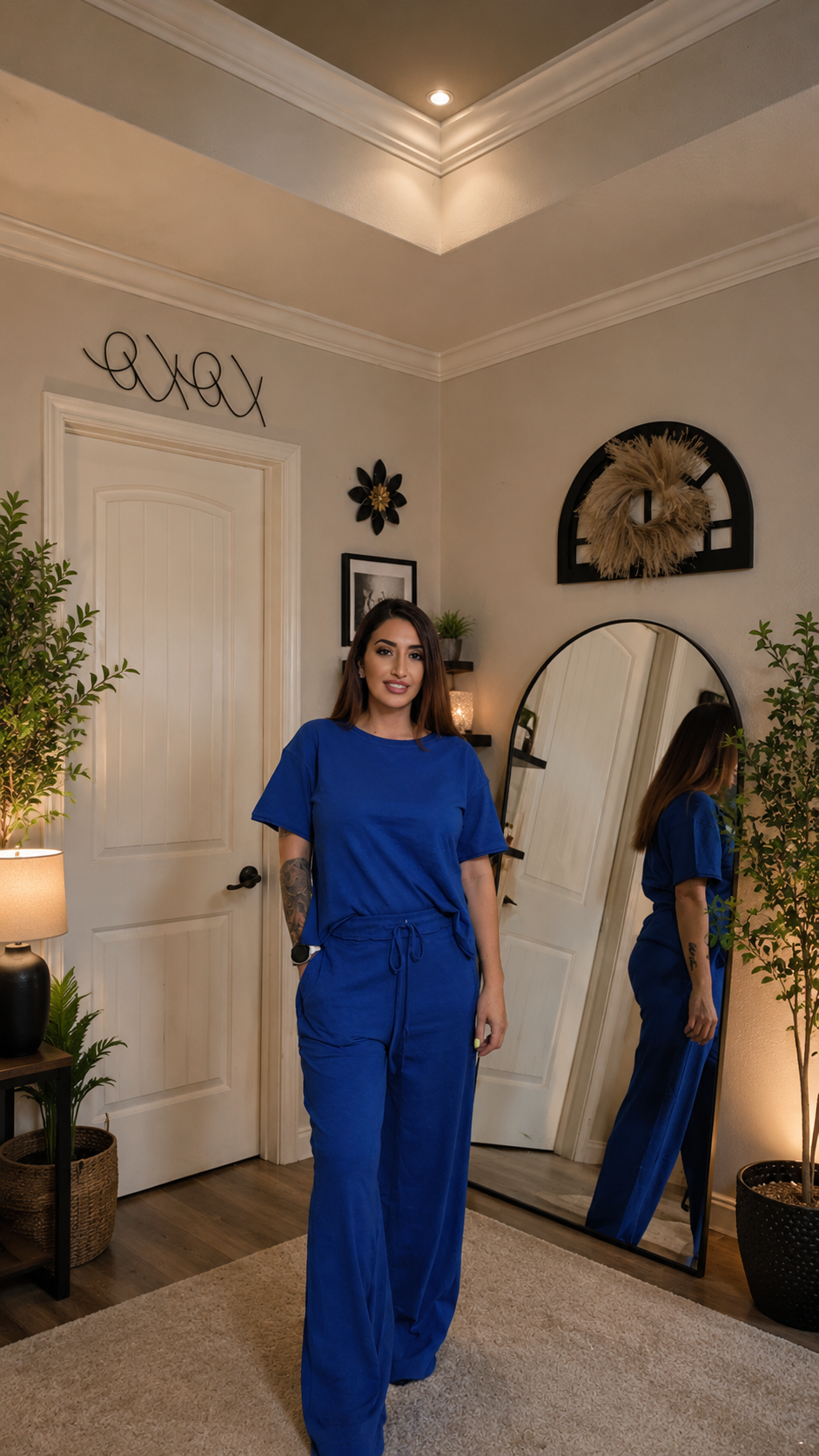 Slub Short Sleeve & Pant Set