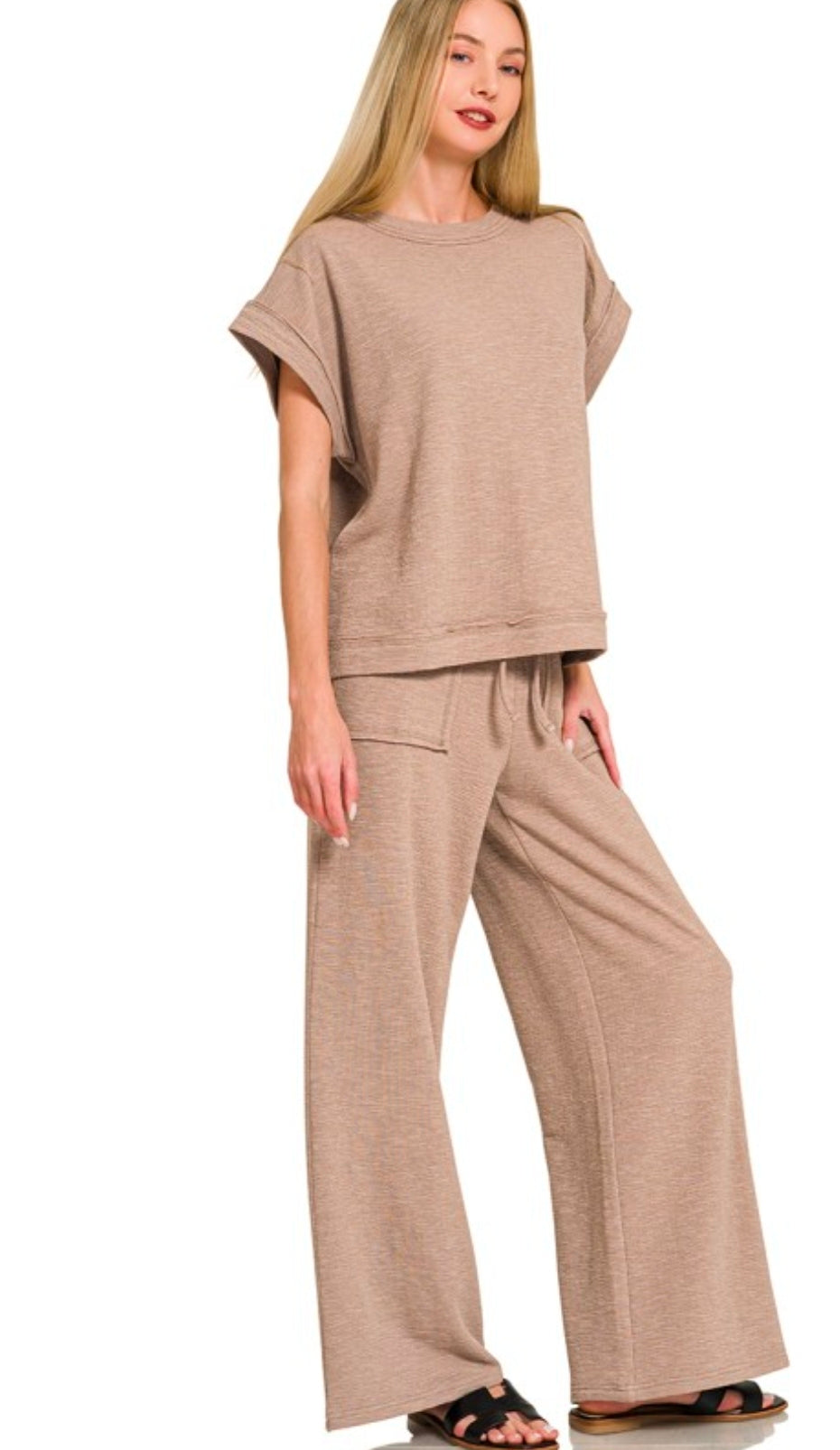 Short Sleeve Tee & Long Pant Set