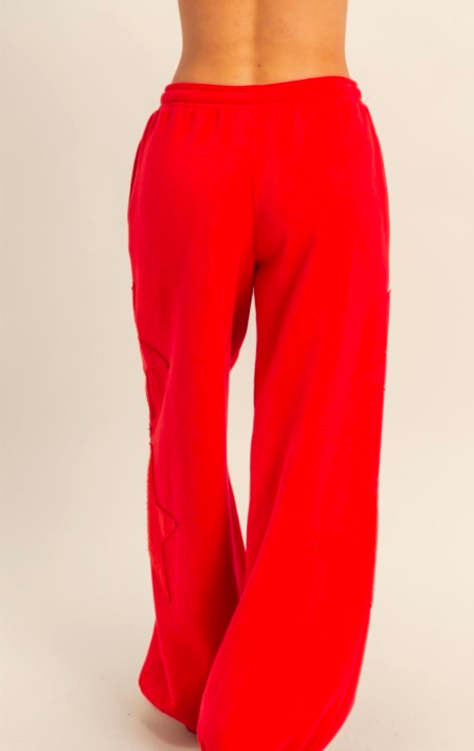 Star Patch Casual Jogger Pants