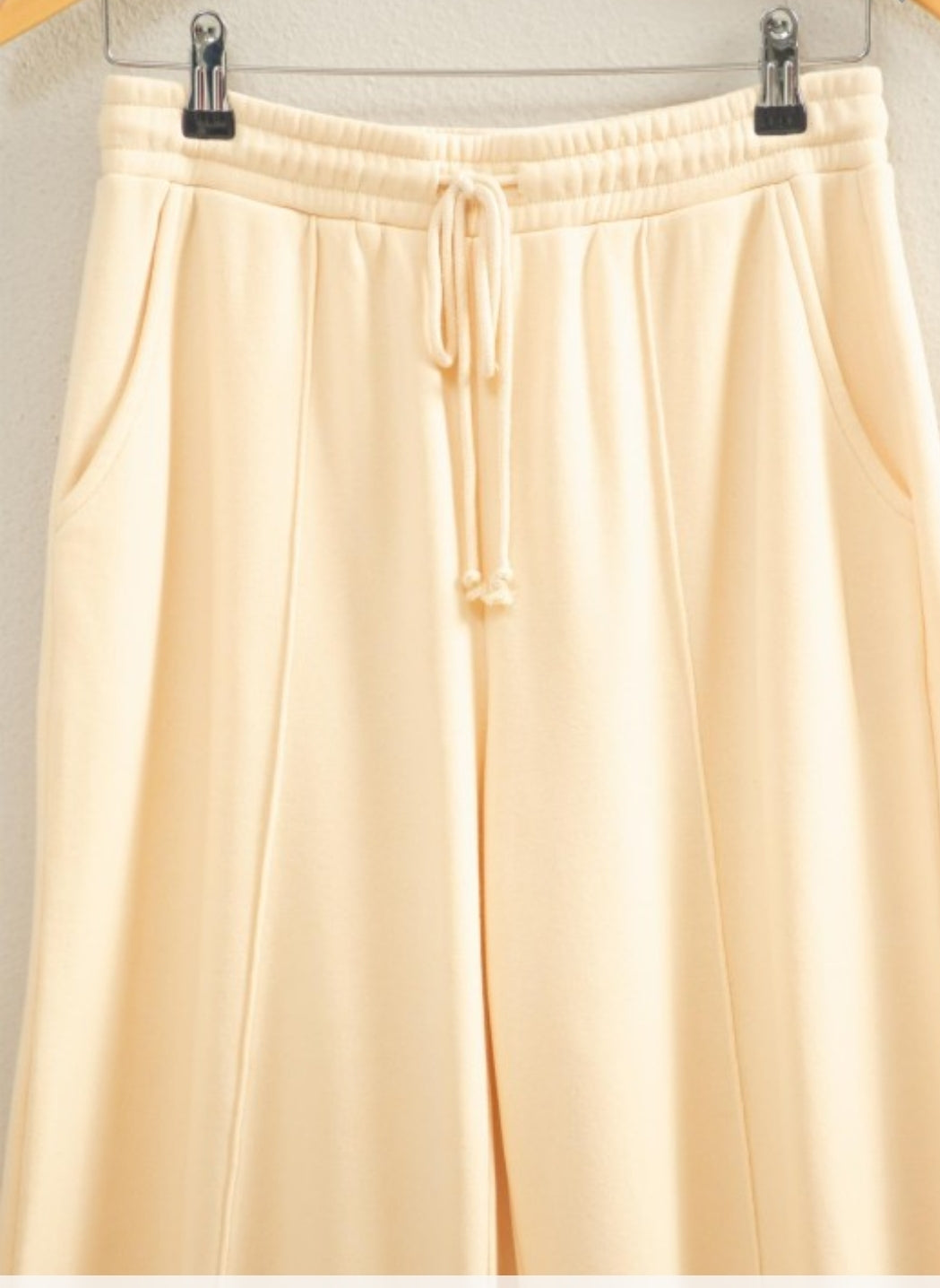 Drawstring Pintuck Sweats